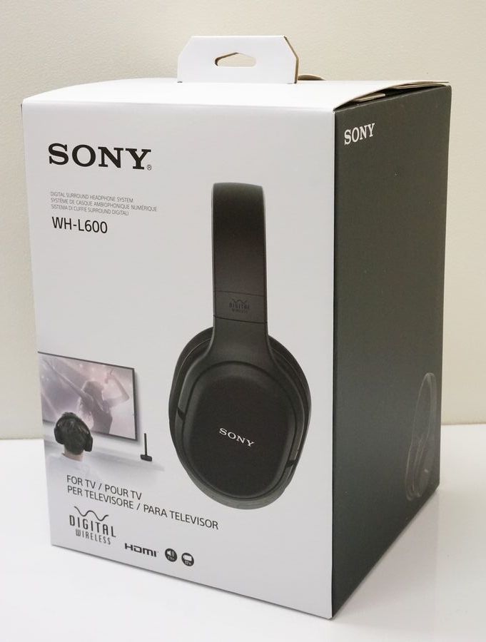 SONY數碼環繞耳機系統WH-L600精美商品 原文:SONY デジタルサラウンドヘッドホンシステム WH-L600 美品