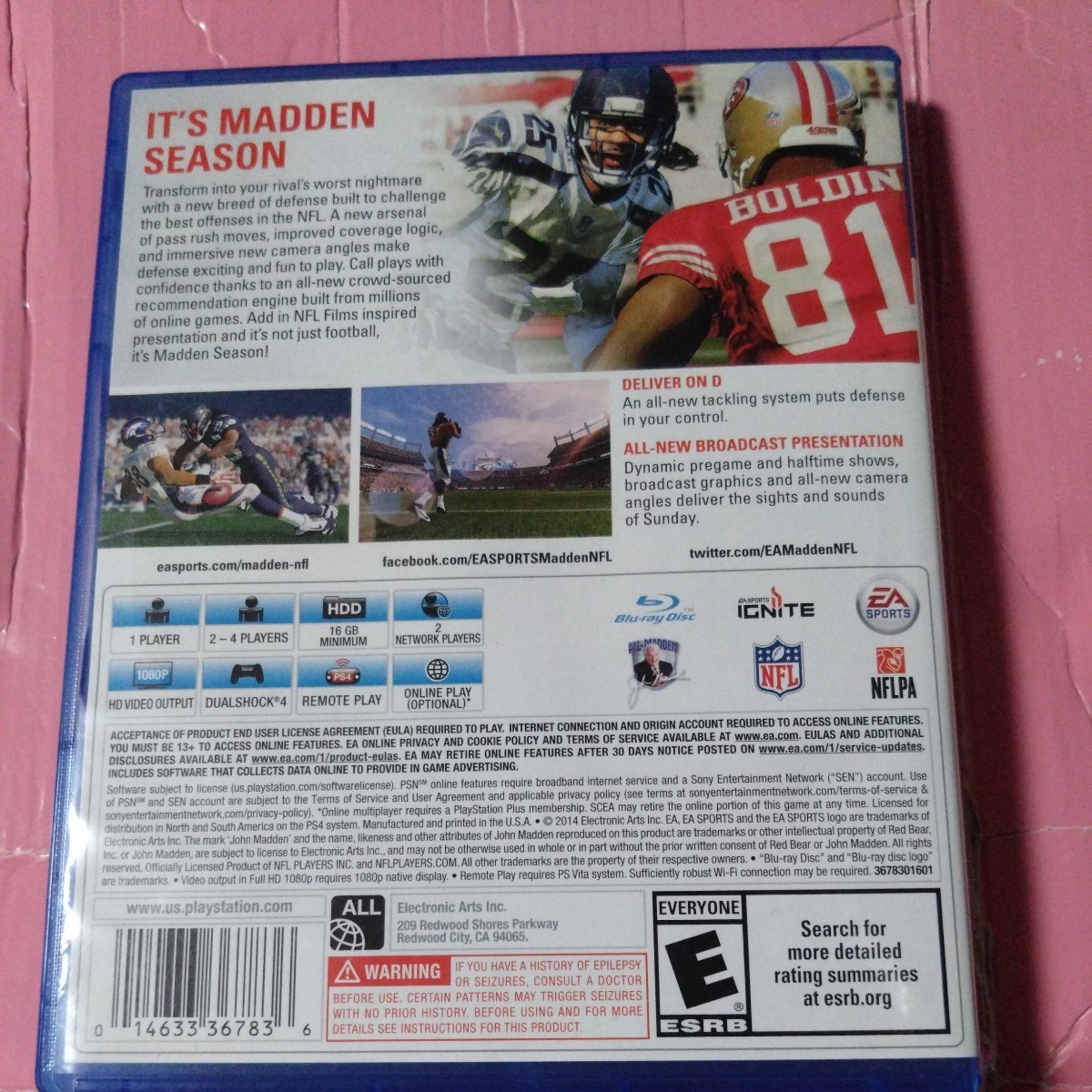 マッデン　Madden NFL 15 輸入版:北米 - PS4 _画像2