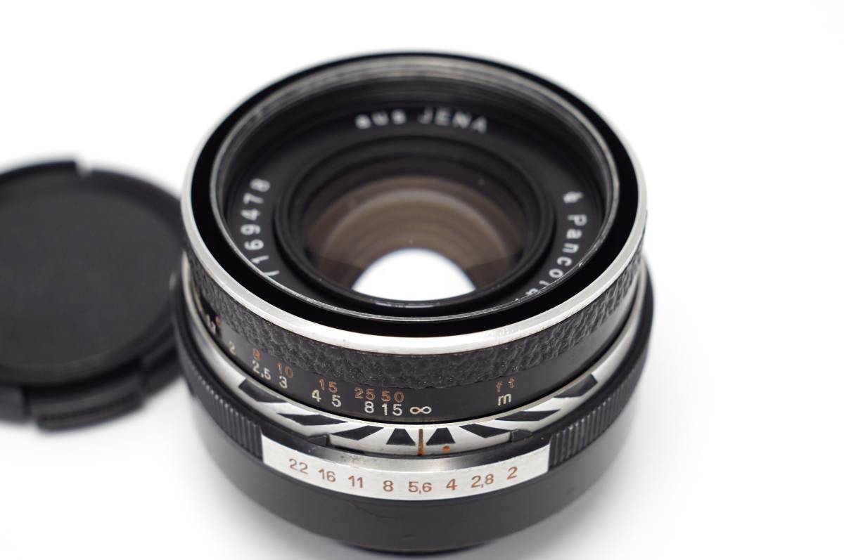 33【希少】M42 Carl Zeiss Jena Pancolar 2/50mm ツァイス パンコラー グッタペルカ 1966年製 f2の画像1