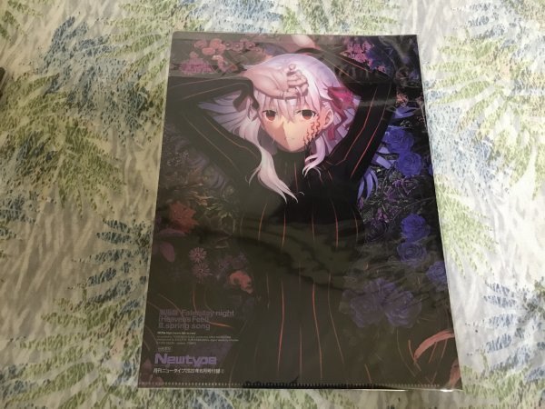 d236クリアファイル　FGO 劇場版 Fate/stay night Heaven's Feel　 間桐桜　黒桜 ニュータイプ Newtype特典_画像2