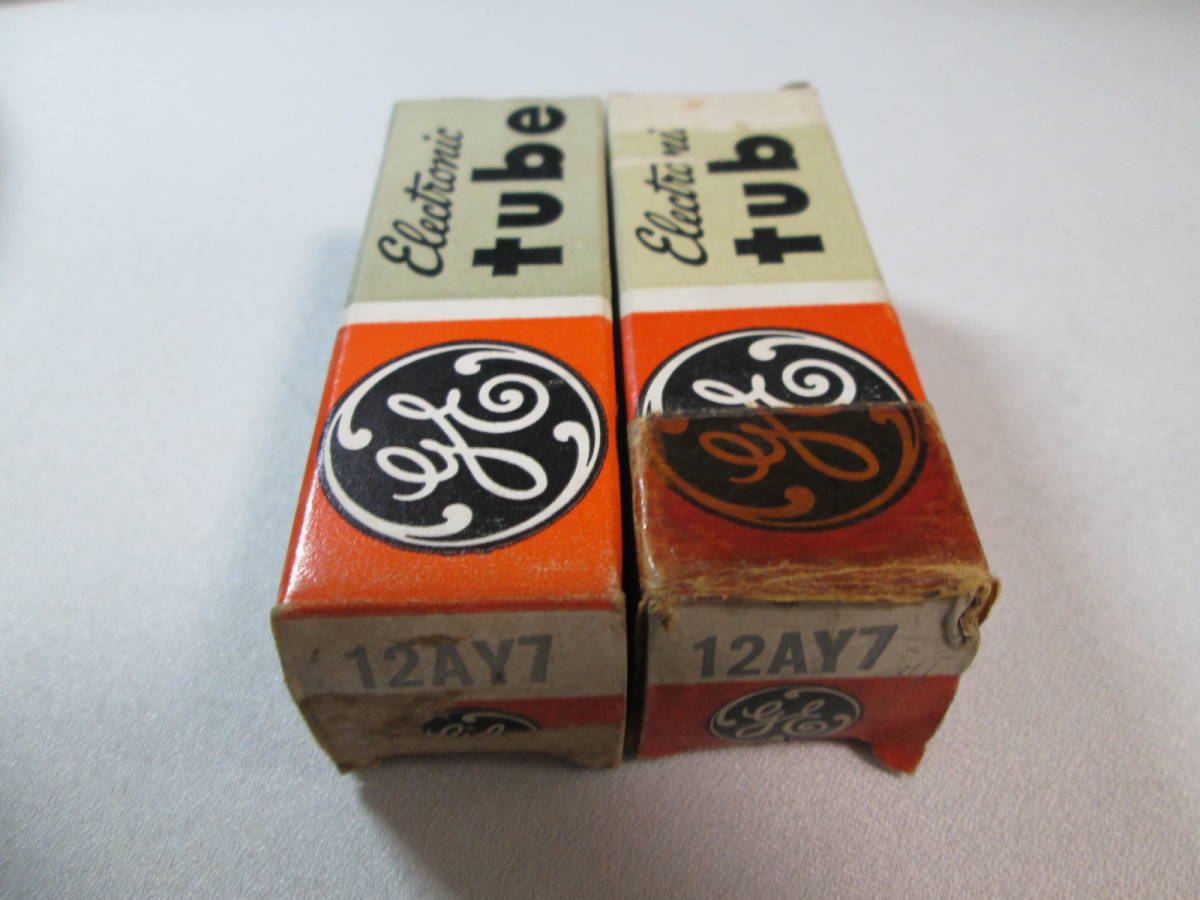 新品同様 真空管 GENERAL ELECTRIC 2個 12AY7 真空管 - store