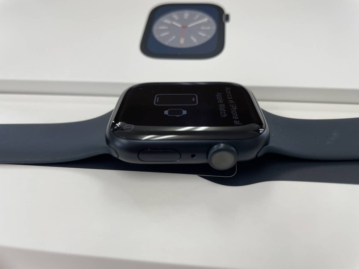 アップル】Apple Watch Series 8（GPSモデル）- 45mm ミッドナイト
