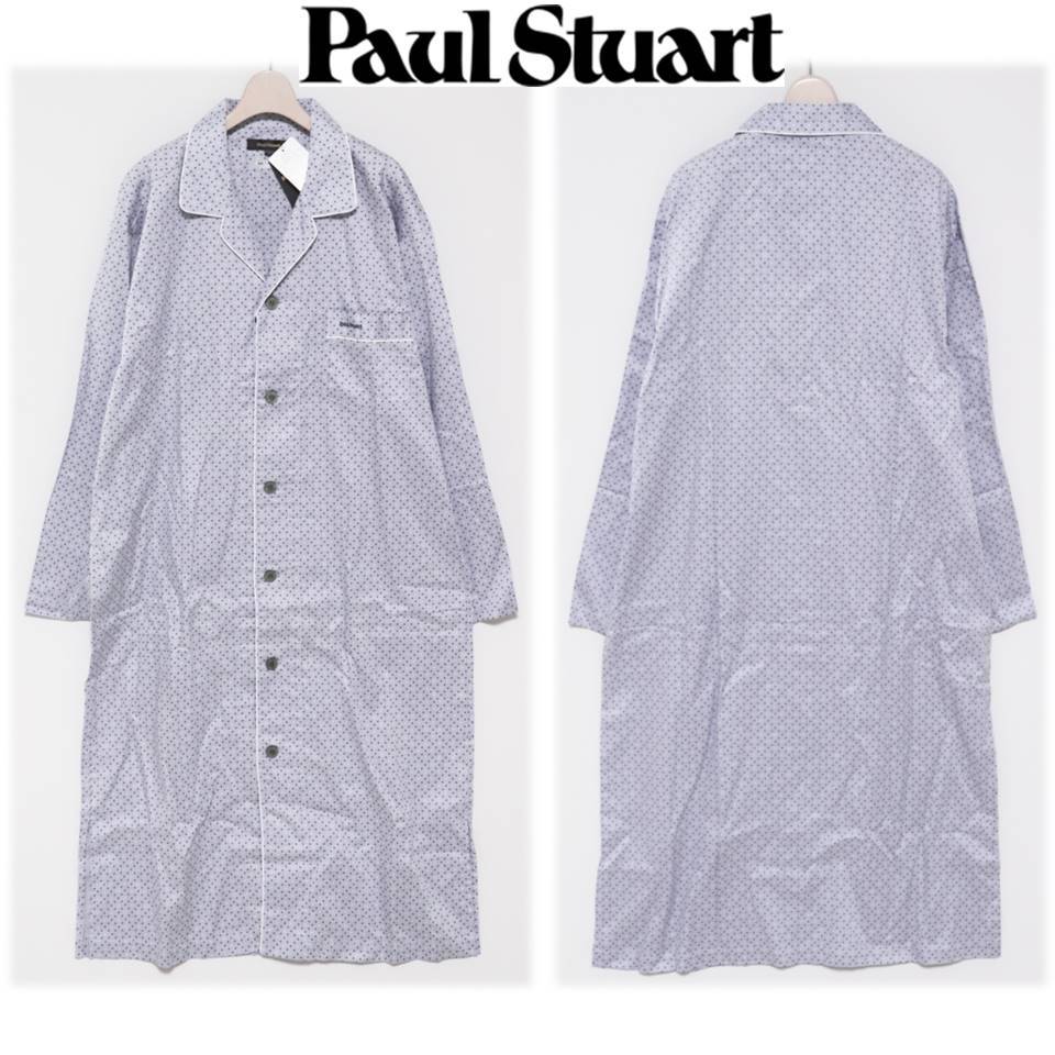 割引価格 《Paul Stuart A8552 L ナイトウェア パジャマ 前あき全開スリーパー 長袖 ドット柄 日本製 ポール・スチュアート》新品 パジャマ 割引価格 《Paul Stuart A8552 L ナイトウェア パジャマ 前あき全開スリーパー 長袖 ドット柄 日本製 ポール・スチュアート》新品 パジャマ
