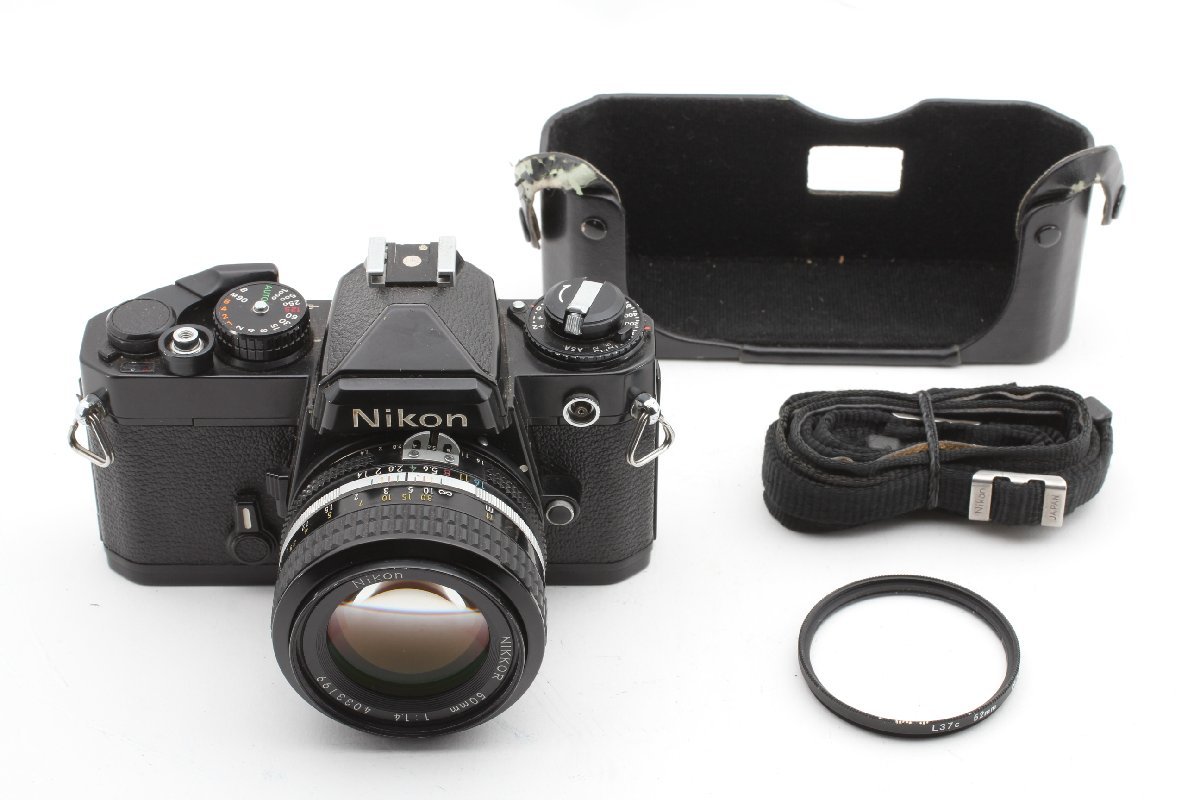 ☆必見！ 稼働品☆ Nikon ニコン FE 一眼 フィルム カメラ 黒 ブラック