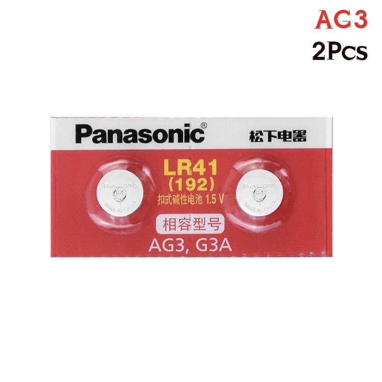 【送料無料】 2個セット LR41 Panasonic アルカリ電池 ボタン電池 2本 2個 セット 乾電池 電池_画像1