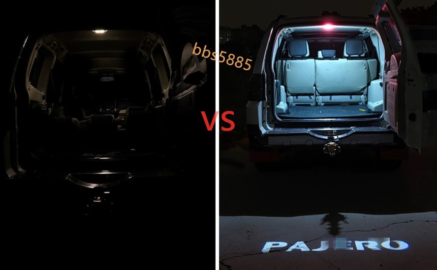  Mitsubishi Pajero MITSUBISHI задний багажник многофункциональный LED tail торцевая дверь wellcome свет проектор 