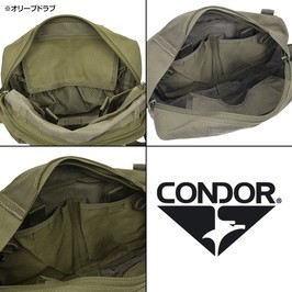 CONDOR shoulder bag 137 utility [ black ] Condor outdoor shoulder bag 