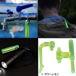 Ni-Glo キーホルダー 蓄光マーカー ミニサイズ [ アトミックブルー ] ナイグロー Gear Marker ちくこうの画像7