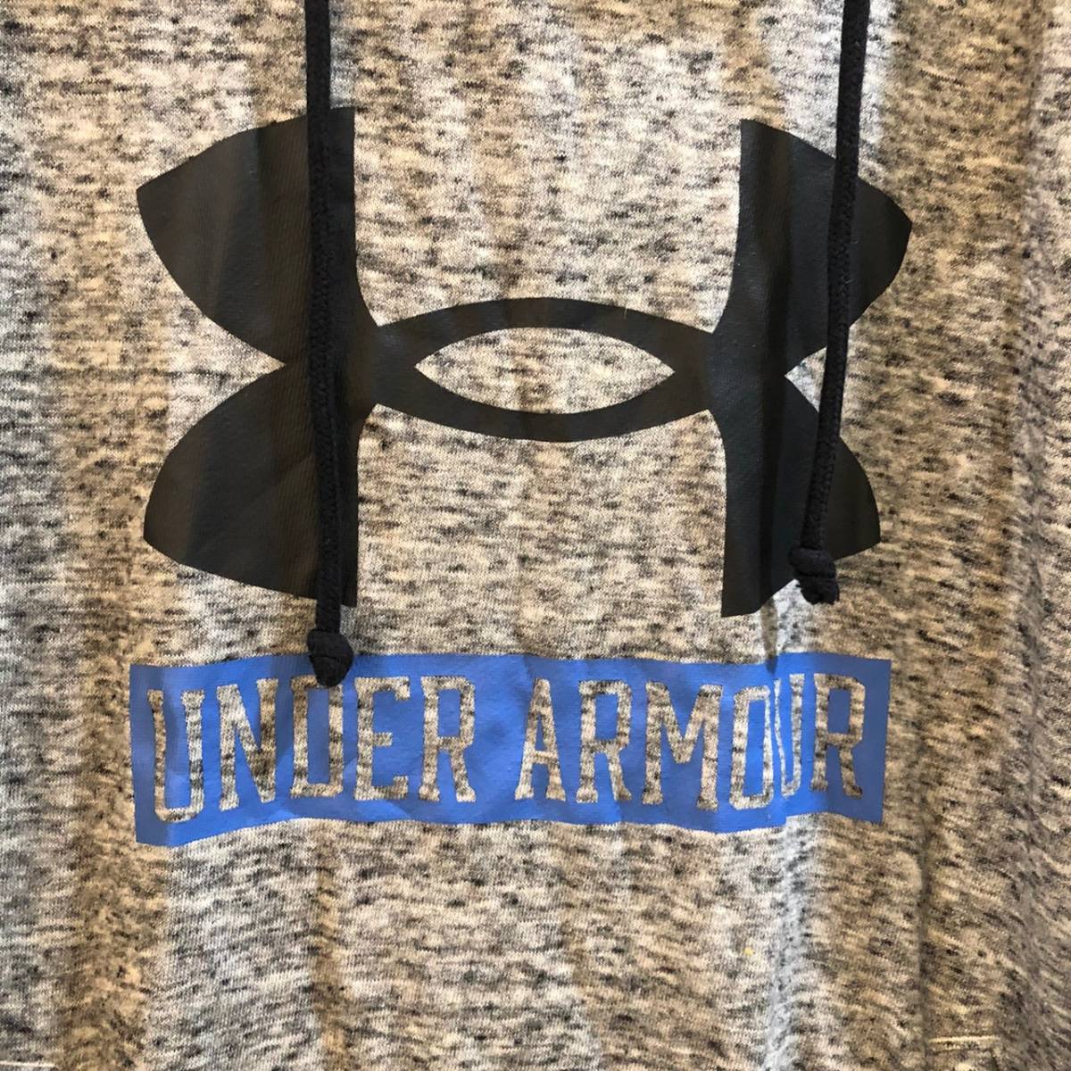 UNDER ARMOUR/アンダーアーマー 長袖 プルオーバーパーカー サッカー グレー メンズ M_画像3