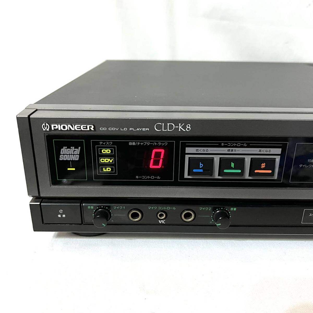 希少品☆動作☆リモコン付き】 PIONEER パイオニア CLD-K8 レーザー