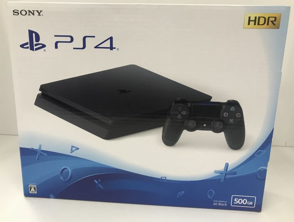 PS4 CUH-2100A B01 Jet Black 500GB-