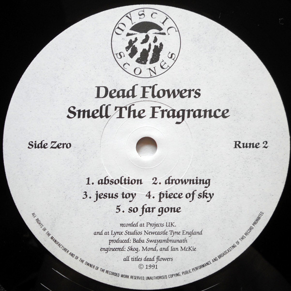 【LP】DEAD FLOWERS - Smell The Fragrance【英サイケ/1991年】_画像3