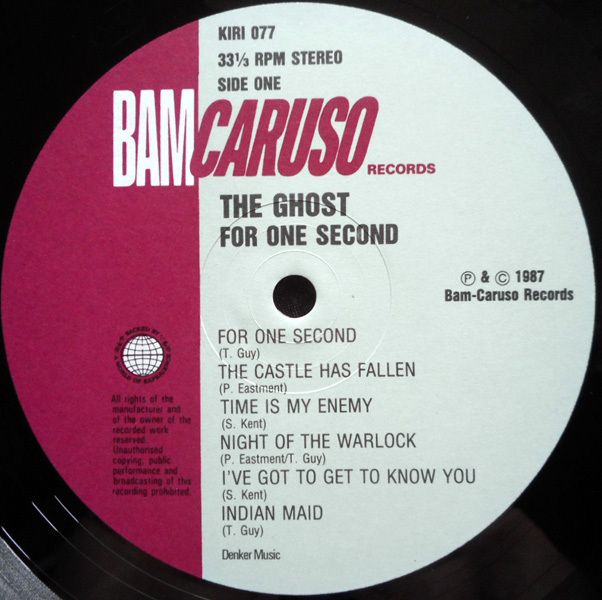 【LP】GHOST - For One Second【英Psychedelic/Bam-Caruso/1987年再発】_画像5