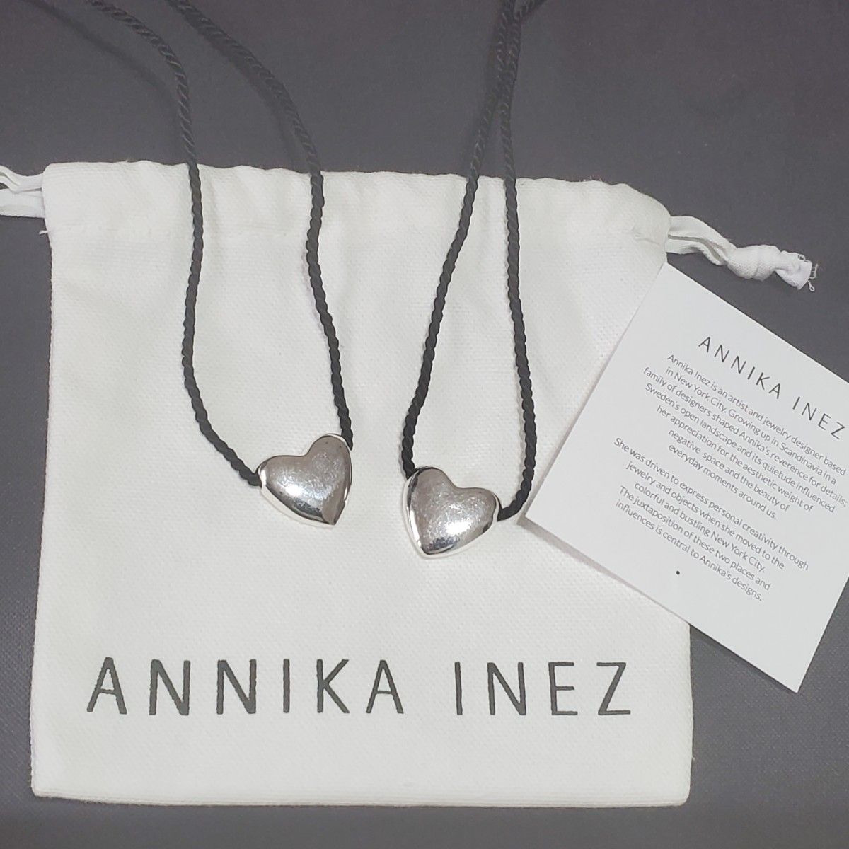 ANNIKA INEZ ハートネックレス スモールサイズ-