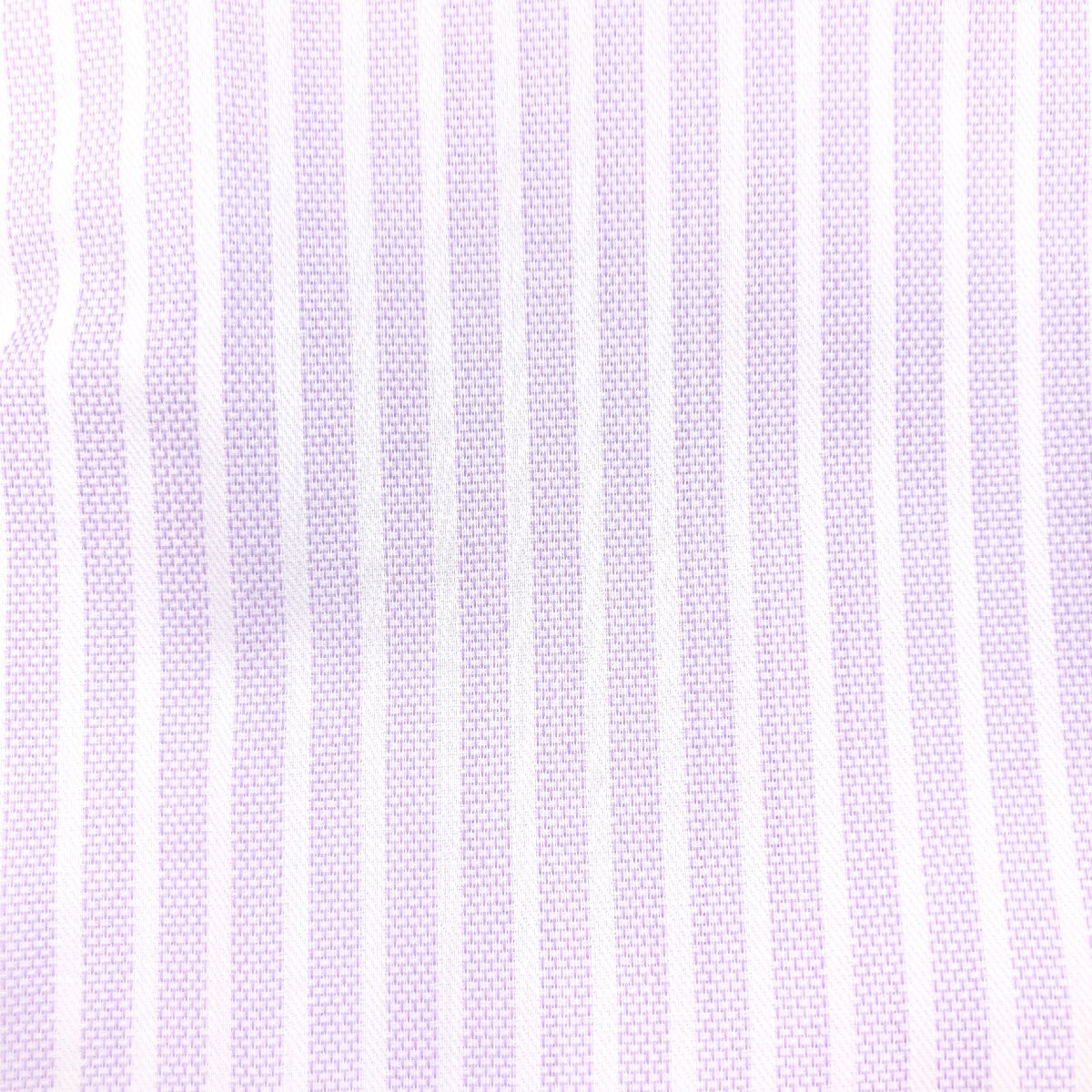 新品 TOPVALU トップバリュー B.D. 形態安定 吸水速乾 ドライ ストライプ ドレスシャツ LL(43) 紫×白 半袖 XL 2L 特大 大きい 未使用_画像6