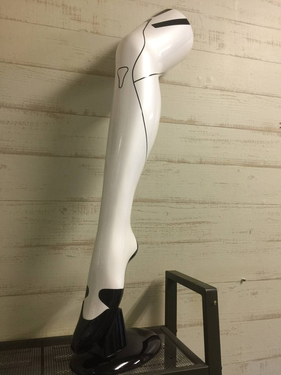 Ayanami Rei插頭套裝（左腿）高鋸（人體模特）塗料樣品 原文:綾波レイ プラグスーツ（左脚）トールソー（マネキン）ペイントサンプル品