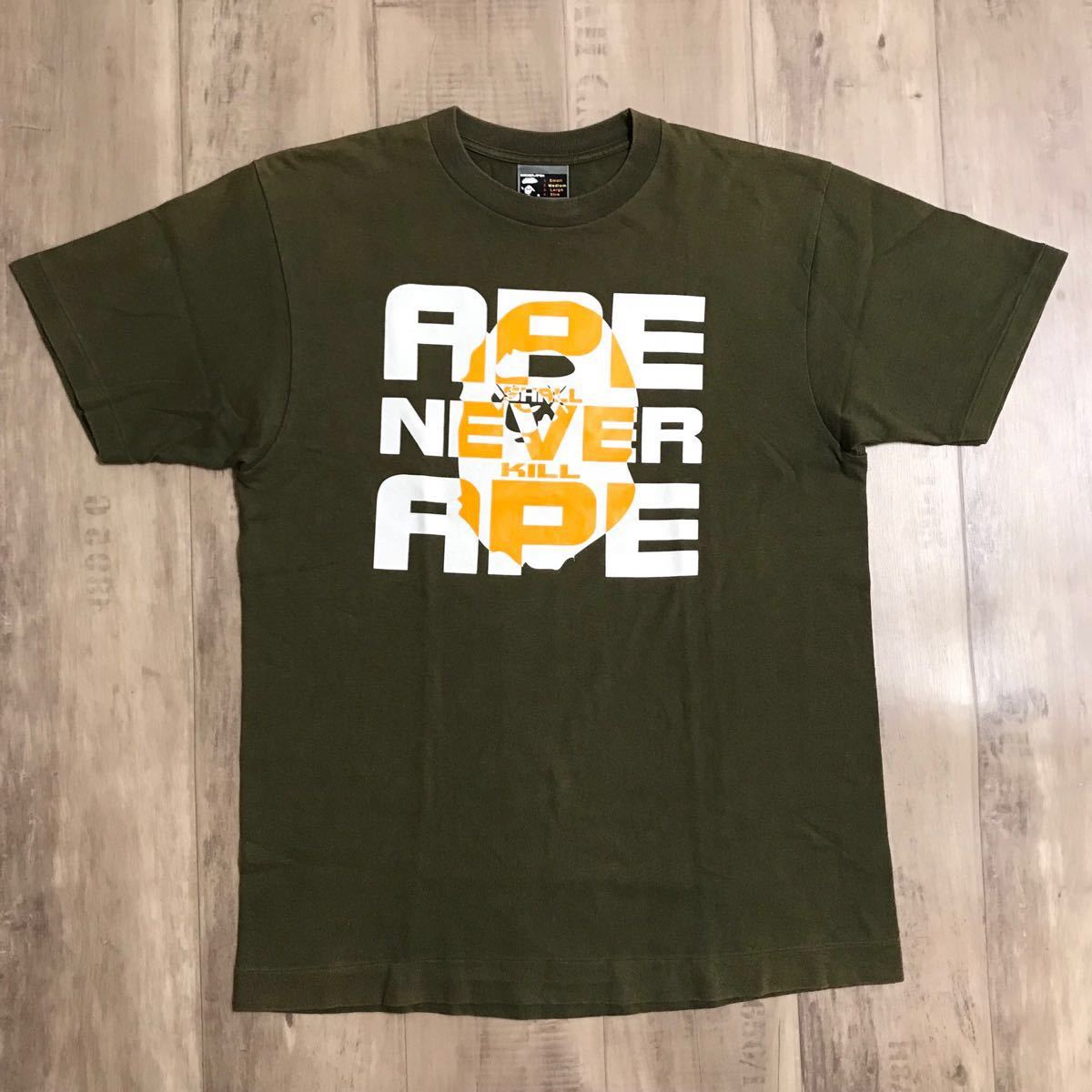 kaws × bape ASNKA Tシャツ Mサイズ a bathing ape カウズ エイプ ベイプ アベイシングエイプ original fake オリジナルフェイク 裏原宿_画像1