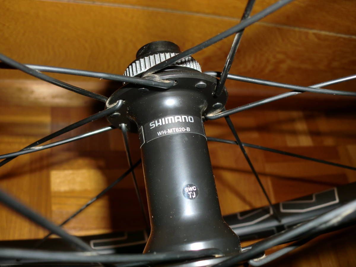 SHIMANO シマノ WH-MT620 チューブレスホイール 27.5 110x15 mm スルーアクスルフロントホイル_画像2