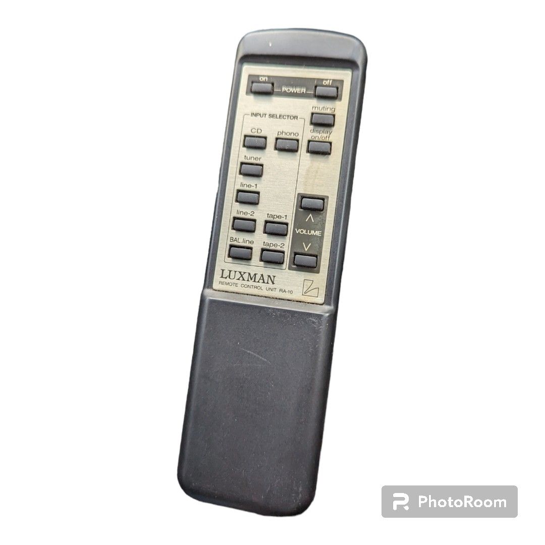 LUXMAN リモコン RA-10 動作品|Yahoo!フリマ(旧PayPayフリマ) LUXMAN リモコン RA-10 動作品|Yahoo!フリマ(旧PayPayフリマ)