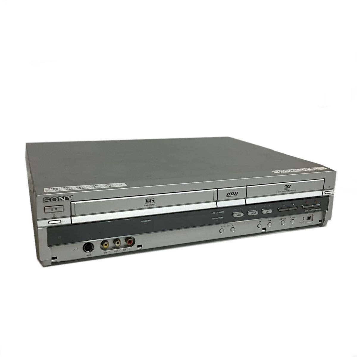 SONY スゴ録 RDR-VH85 VHS/HDD/DVD 一体型レコーダー 2006年製 ソニー