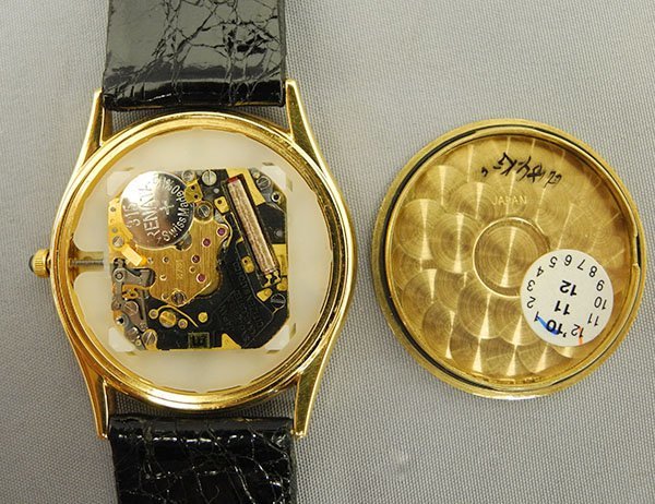 CITIZEN ASCENDA 18K 750 clementia et animus 18金 シチズン アセンダ K18Goldケース 18K尾錠 2731-274512 クオーツ Battery 中古品の画像8