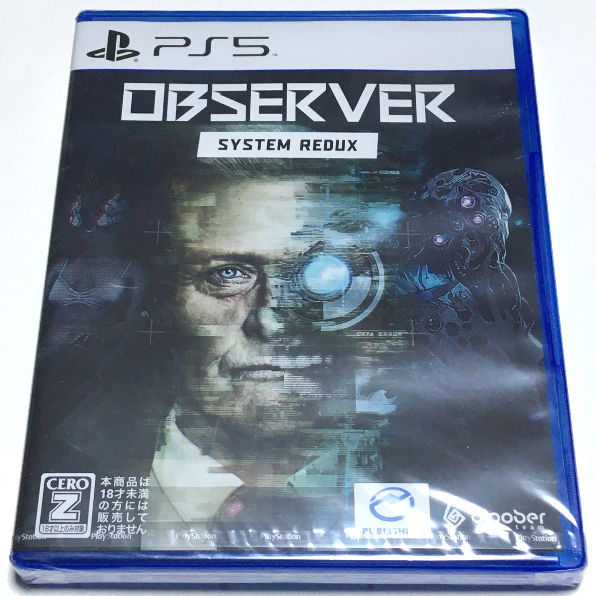 ■【新品未開封】OBSERVER: SYSTEM REDUX　PS5　オブザーバー: システムリダックス　リマスター　サイバーパンクホラー　ルトガー ハウアー