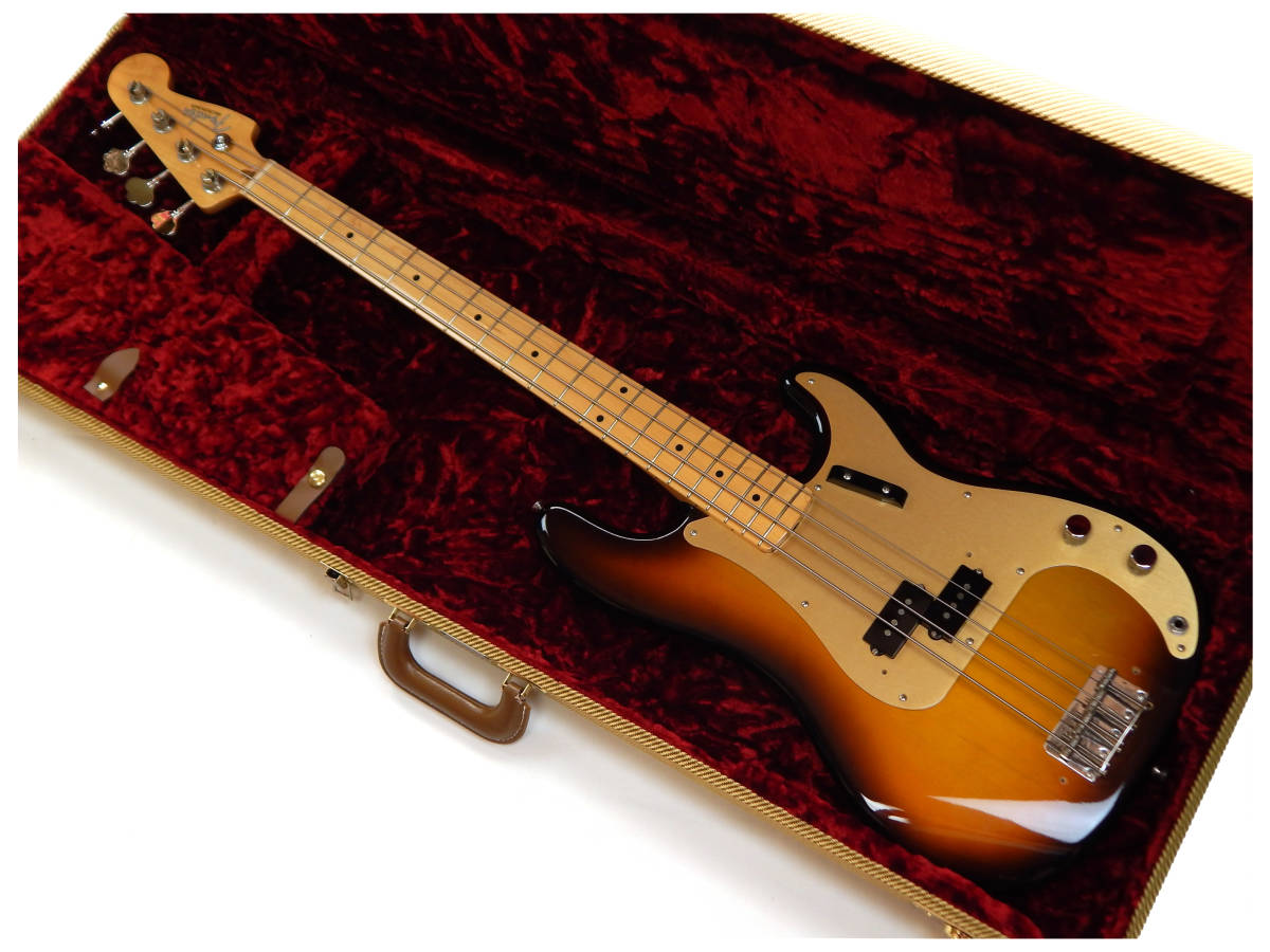 超美品 Fender USA New American Vintage 58 Precision Bass フェンダーUSA プレシジョンベース ハードケース付き_画像1