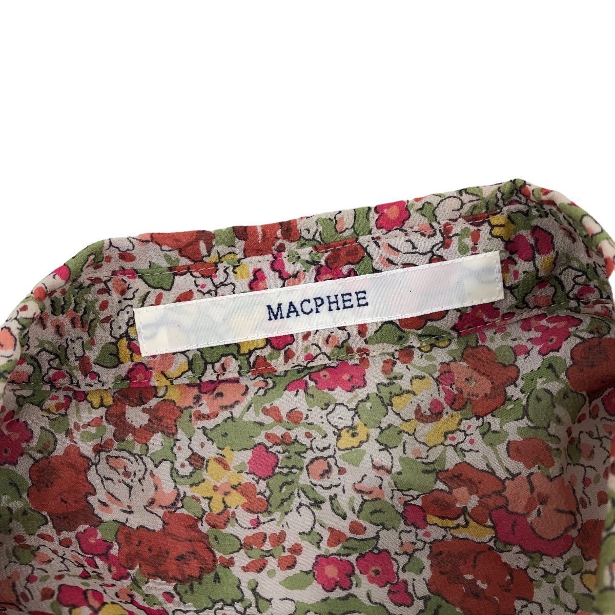 Nm143-90 MACPHEE マカフィー トゥモローランド シルク 絹 100