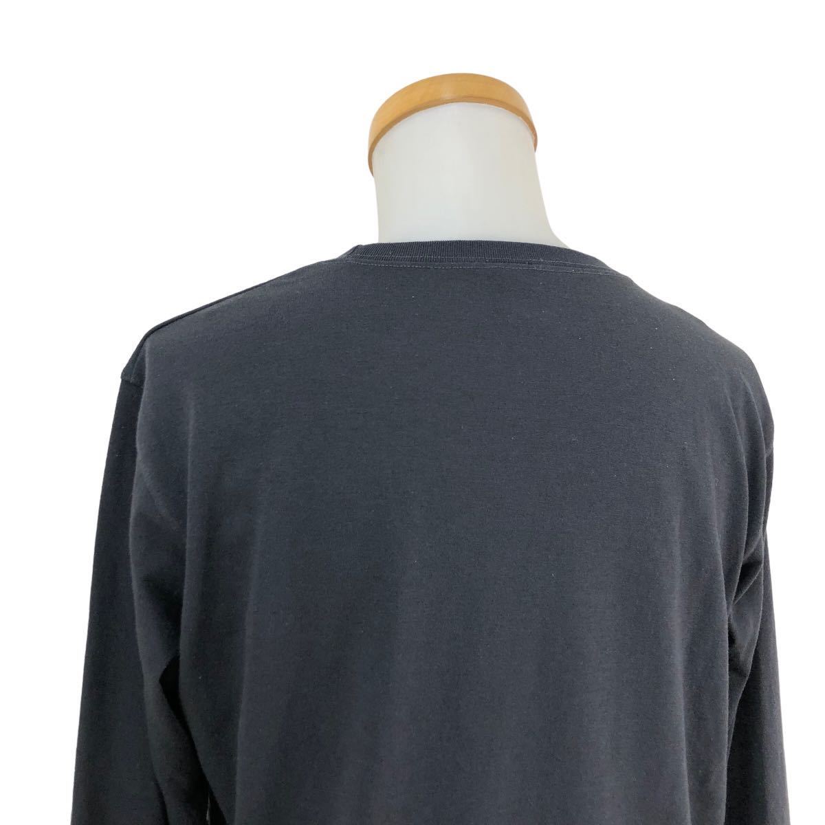 NB150-40 日本製 mont-bell モンベル 長袖 Tシャツ ロンT シャツ カットソー クルーネック トップス グレー系 レディース M_画像7
