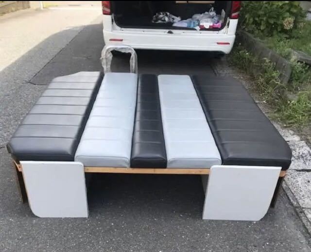  Hiace bed kit rear seats 2 row seat camper bed camper seat 