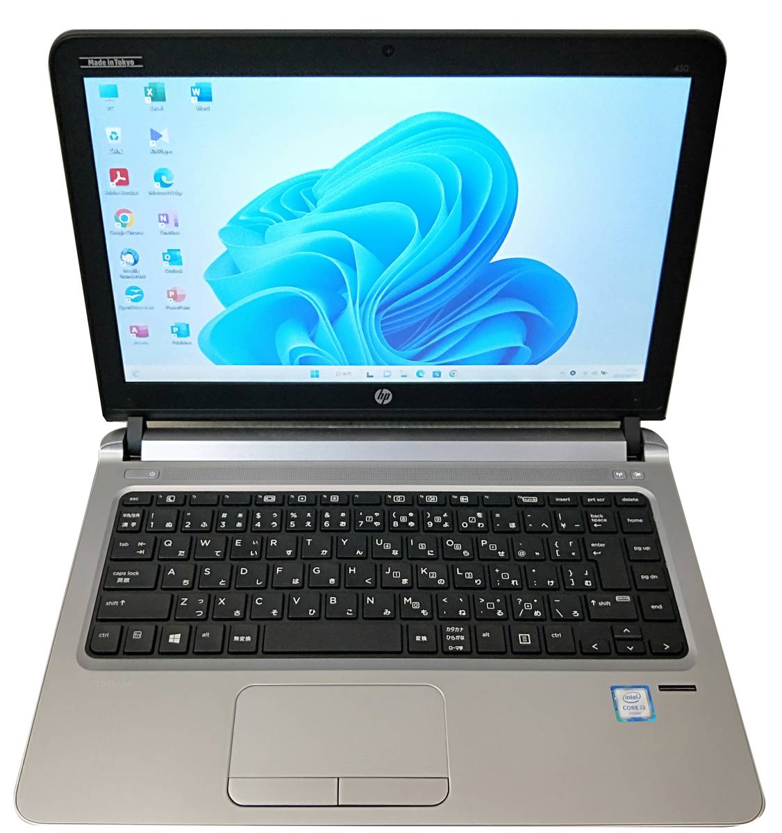 ★【驚速小型 HP ProBook 430 G3 i3-6100U 2.3GHz x4+8GB+SSD256GB+HDD500GB 13.3インチノートPC】Win11/Office2021/WEBカメラ■D080120_画像1