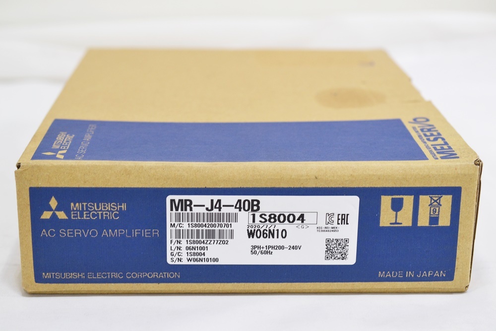 人気 未使用 三菱電機 サーボアンプ MR-J4-40B (2020年製) その他