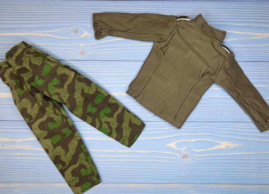  figure clothes * military jacket * pants * camouflage pattern *1/6 Germany uniform military uniform doll clothes 