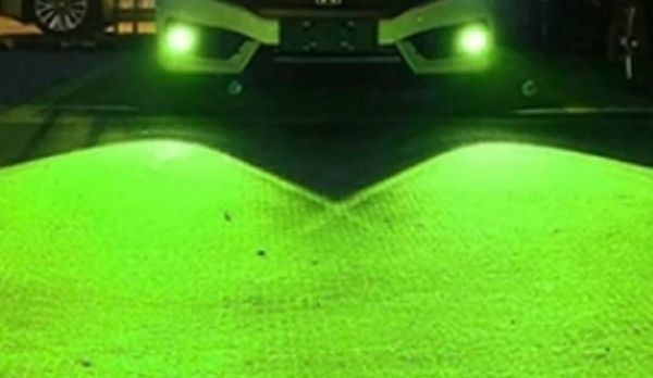 緑 色 16000lm アップル グリーン レモン ライム スズキ エブリィワゴン DA17W H27.2～ フォグランプ用 H16 LED　バルブ 12V 24V_画像2