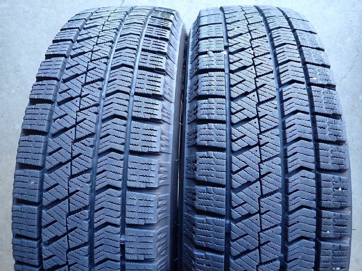 YS0632【送料無料155/65R14】NーBOX タント スペーシア デイズルークス BS VRX2 中古スタッドレス ▼14×4.5J 100/4H ET45▼_画像3