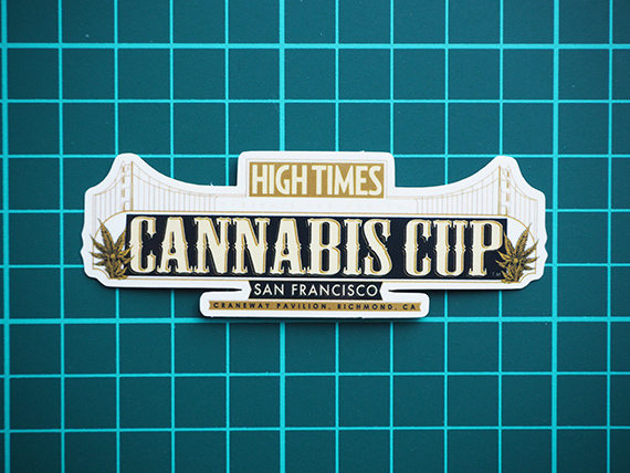 HIGH TIMES ハイタイムズ カンナビスカップ ステッカー thc 420 ボング アムステルダム hemp ヘンプ マリファナ ガンジャ 大麻 kush c235