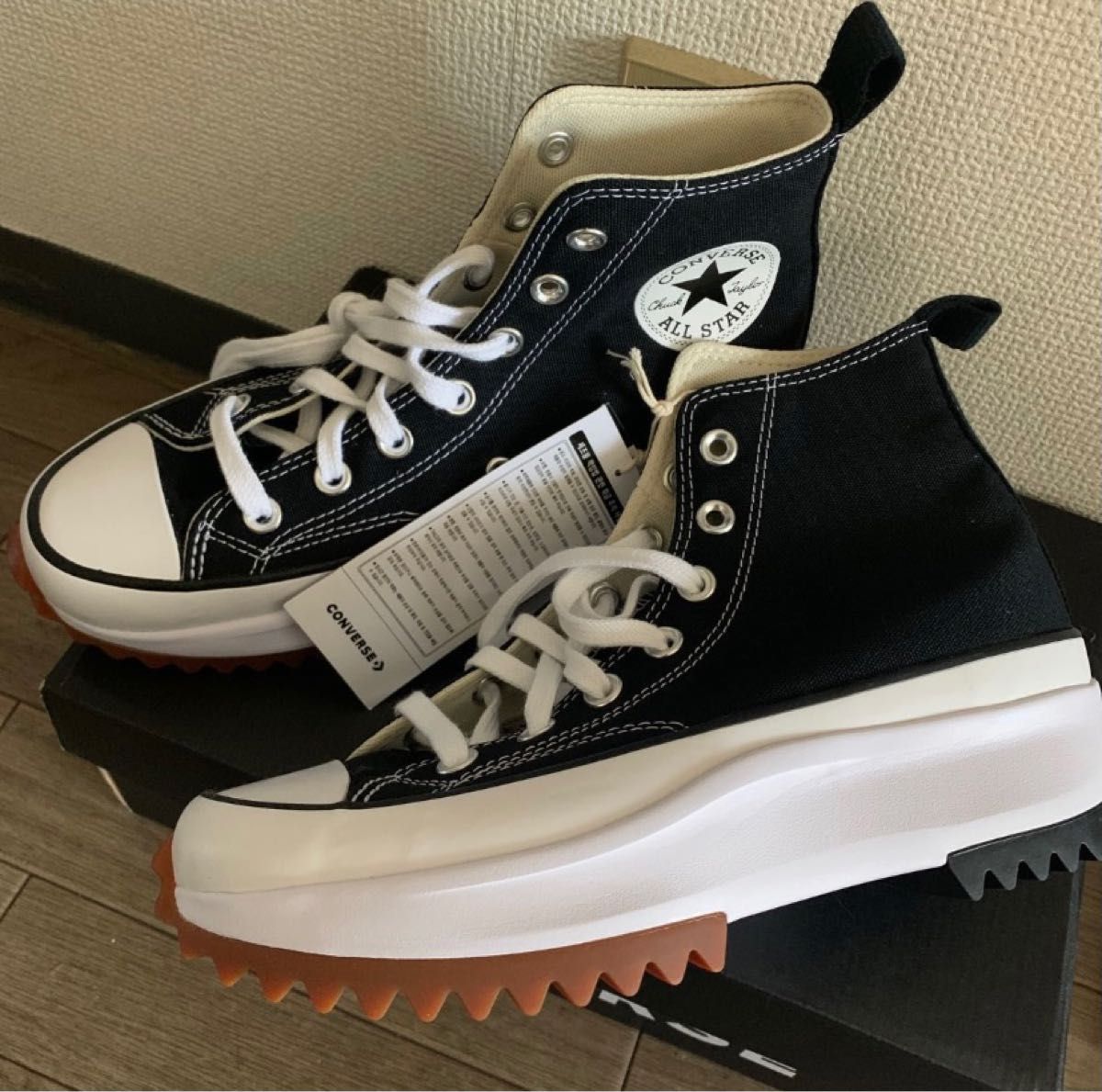 converse ランスターハイク ハイ 24.5 韓国限定 コンバース 厚底-