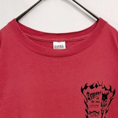 【USA製！】BARNS バーンズ Demons 両面プリント Tシャツ