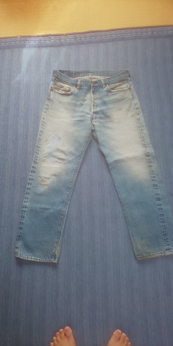 憧れの リーバイス Levi's 501 80s 赤耳 レッドライン W36 オリジナルレングス アイスブルー ヴィンテージ 501XX ビッグE 66 アメカジ W36 憧れの リーバイス Levi's 501 80s 赤耳 レッドライン W36 オリジナルレングス アイスブルー ヴィンテージ 501XX ビッグE 66 アメカジ W36