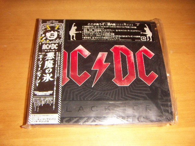 CD：AC/DC BLACK ICE：帯付：悪魔の氷：デジパック仕様：外袋付き_画像1