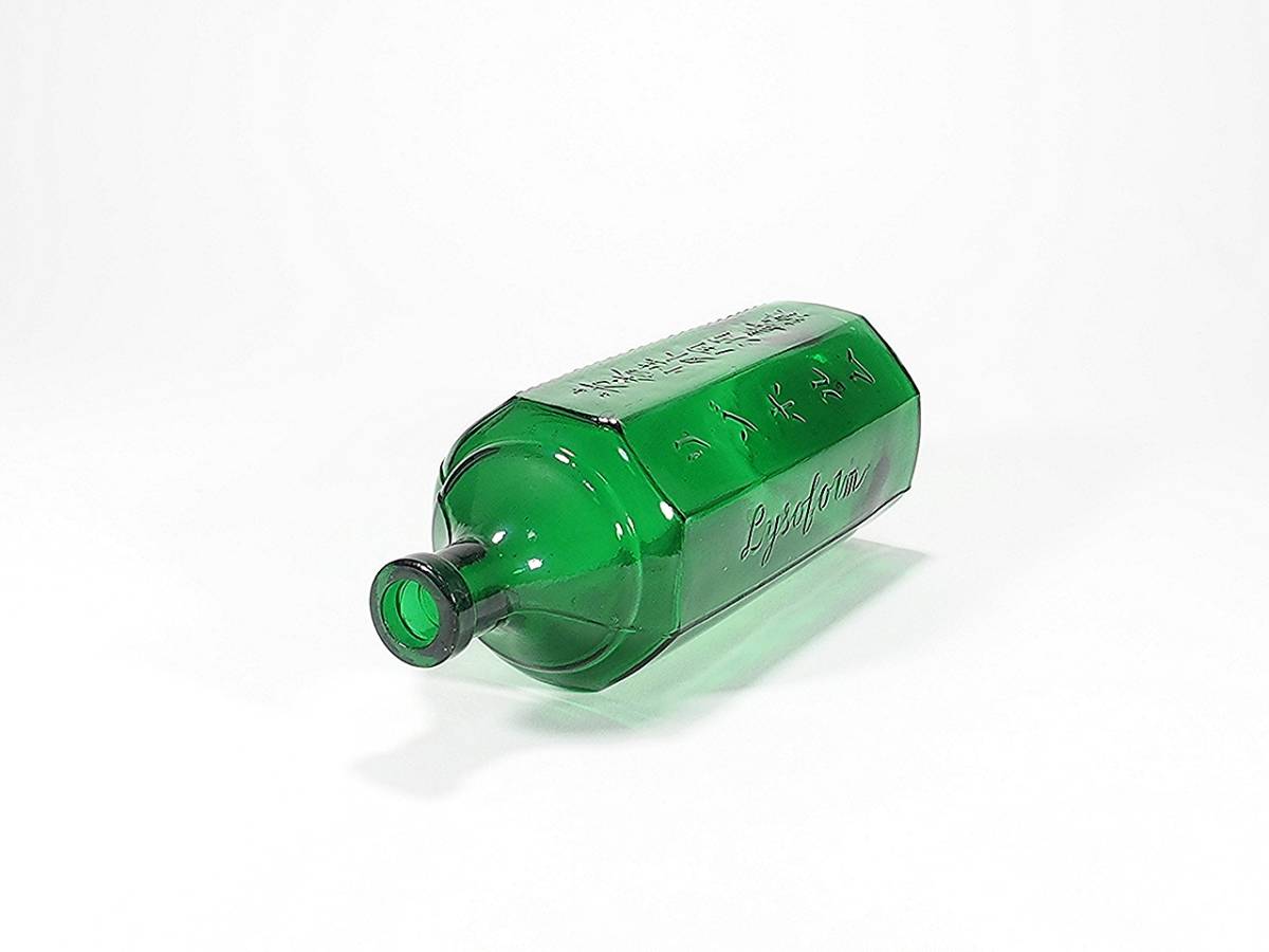 ヤフオク! - 昭和レトロ 芳香性外用消毒薬 リゾホルム 緑瓶