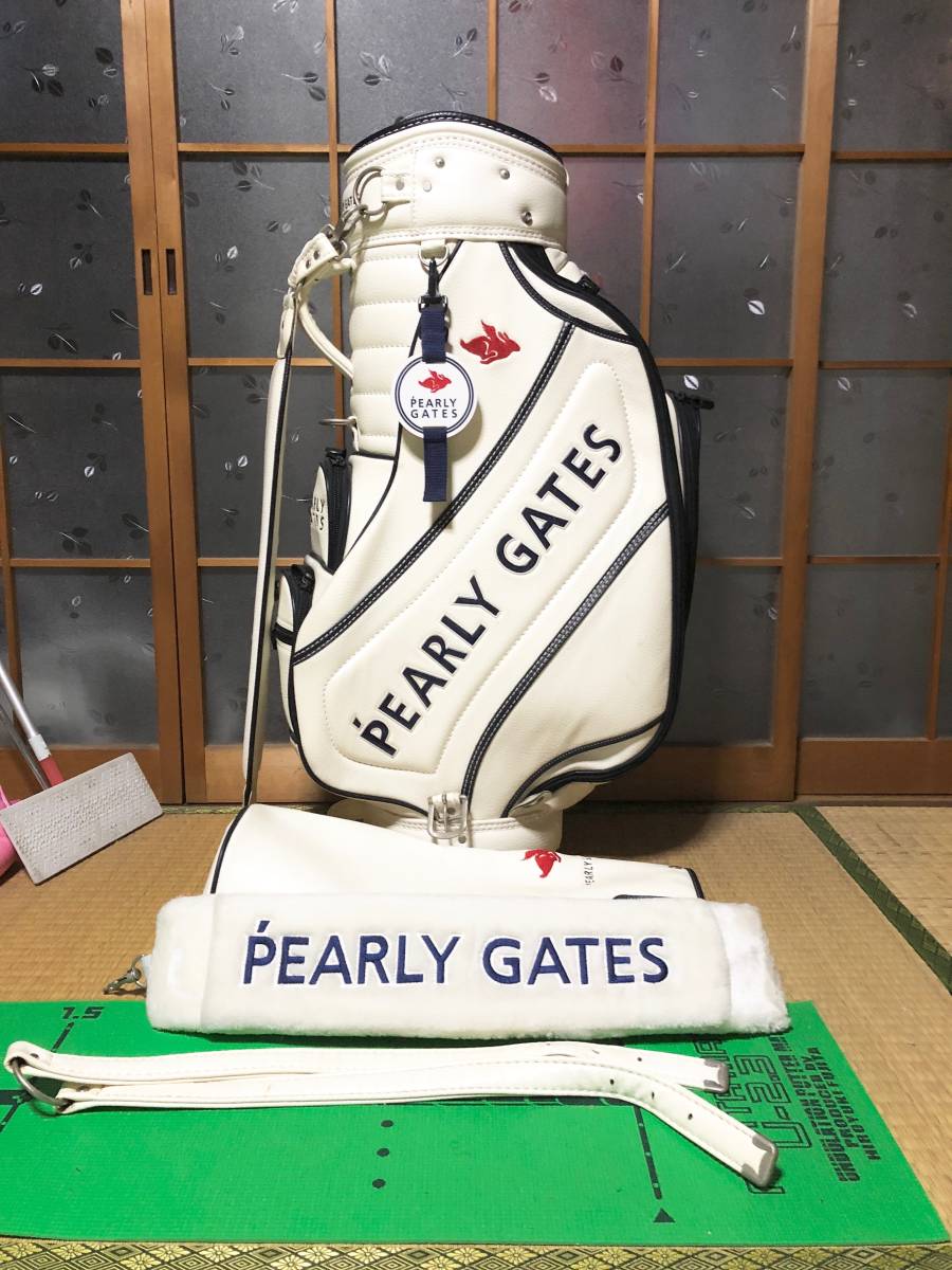 Pearly Gates旅行球童包（白色）    原文:パーリーゲイツ　ツアーキャディバッグ（ホワイト）