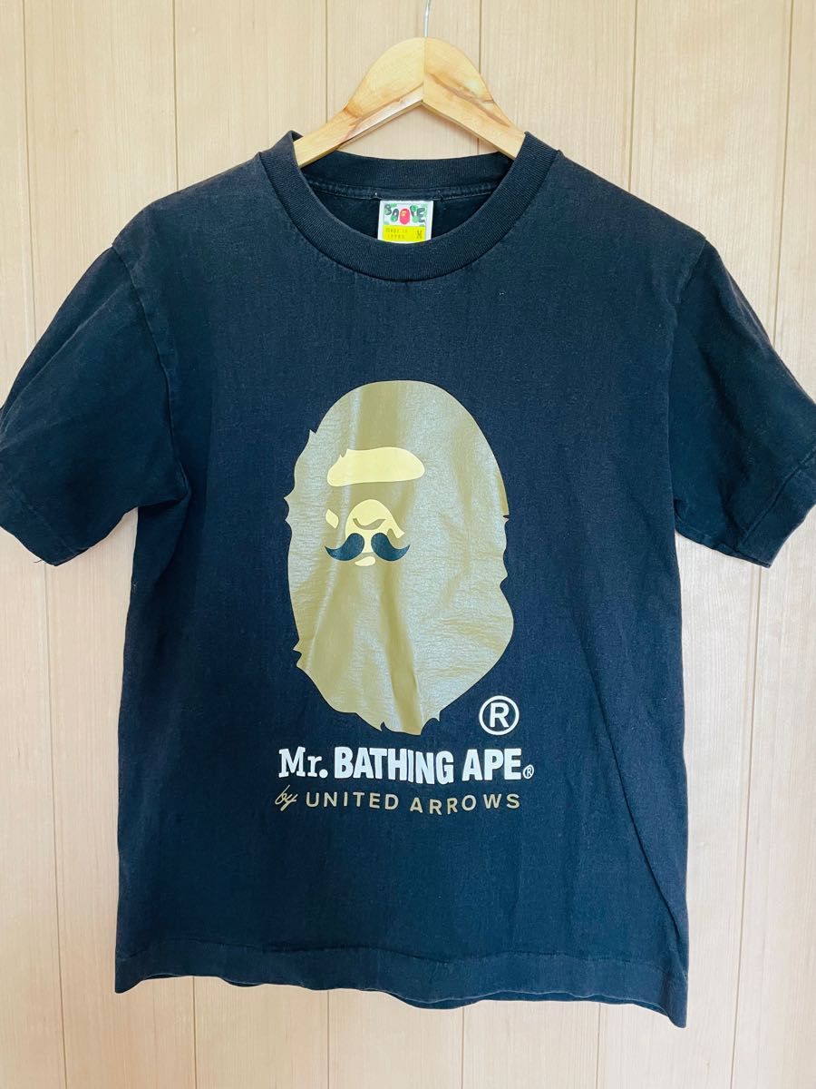 Mr. BATHING APE（ミスターベイシングエイプ）コラボ　半袖tシャツ