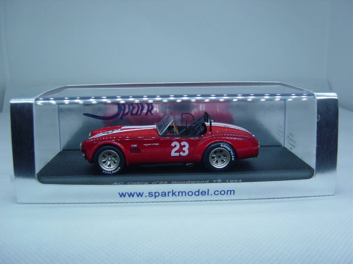 【新発売】 AC 1/43 spark 送料350円~ COBRA グッドウッド コブラ J.Sears #23 1964 TT Goodwood レーシングカー 【新発売】 AC 1/43 spark 送料350円~ COBRA グッドウッド コブラ J.Sears #23 1964 TT Goodwood レーシングカー