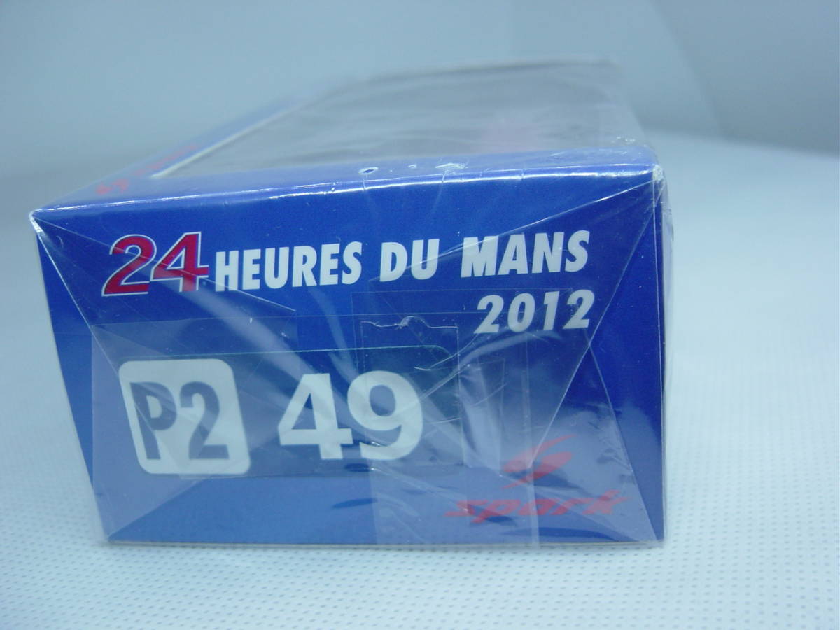 送料350円～ 【ケース割れ】spark 1/43 Oreca 03-Nissan Pecom Racing 9th LM 2012 #49 WEC P2 Le Mans 24h ル・マン_画像7