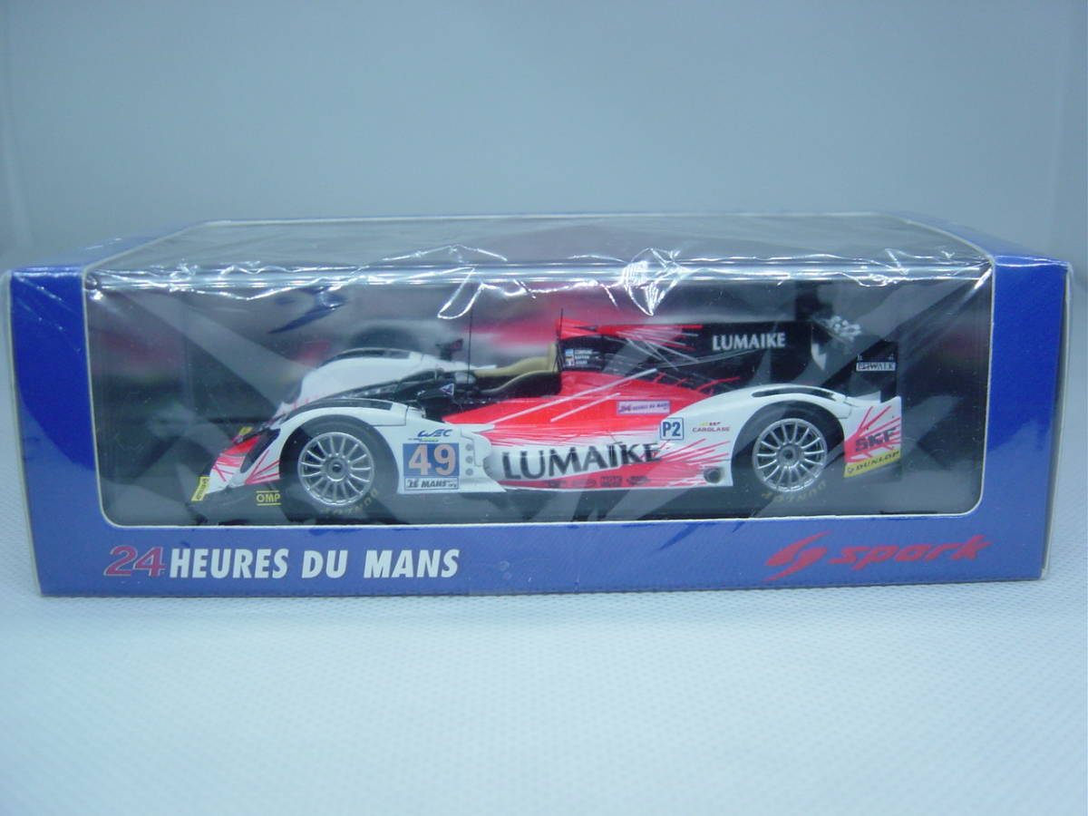 送料350円～ 【ケース割れ】spark 1/43 Oreca 03-Nissan Pecom Racing 9th LM 2012 #49 WEC P2 Le Mans 24h ル・マン_画像1