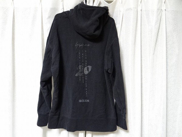 本物保証! adidas x Y's 希少 アディダス×Yohji Lサイズ パーカー