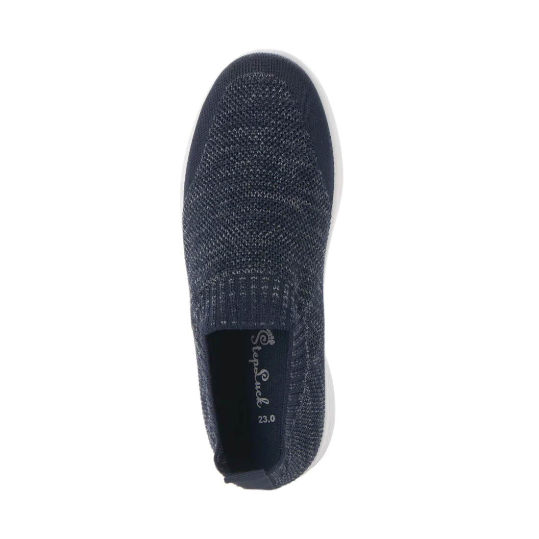  fly knitted sneakers slip-on shoes sneakers new goods [22535-NAV-245]24.5cm walk interior put on footwear 