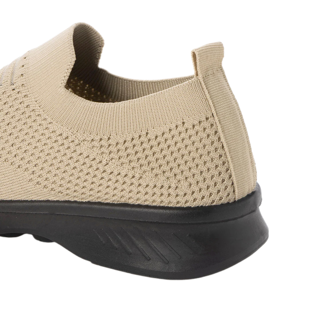  fly knitted sneakers slip-on shoes sneakers new goods [22537-BEG-245]24.5cm walk interior put on footwear 