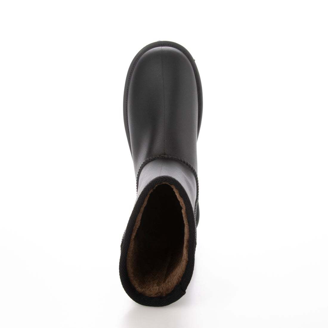 防寒ブーツ　ムートンブーツ　防寒防水ブーツ　新品『21076-BLK-235』23.5cm　メンズ、レディース、キッズのファミリーサイズ